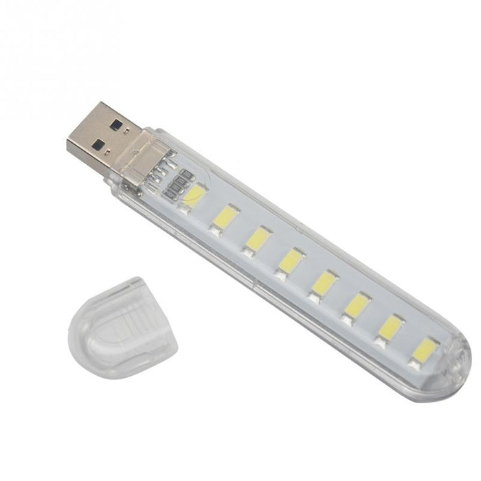 DC5V Mini Mobile Power USB 8LED Lamp General gadgets B68