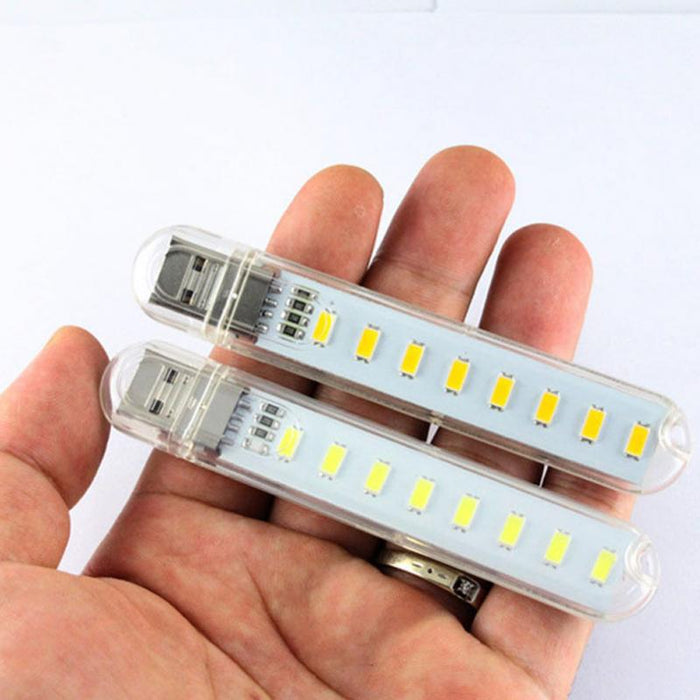 DC5V Mini Mobile Power USB 8LED Lamp General gadgets B68