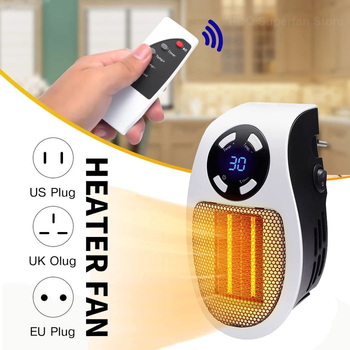 Portable Mini Radiator Remote Warmer Machine 500W General gadgets B68