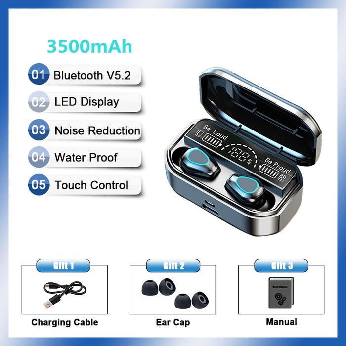5.0  TWS Wireless Headphones Phone Bluetooth General gadgets B68