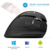 Mini Jet Black Wireless Rechargeable Silent click Vertical Mouse General gadgets B68