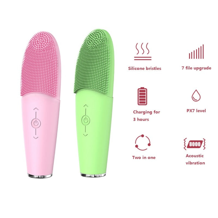 Electric Ultrasonic Waterproof Facial Cleansing Brush General gadgets B68