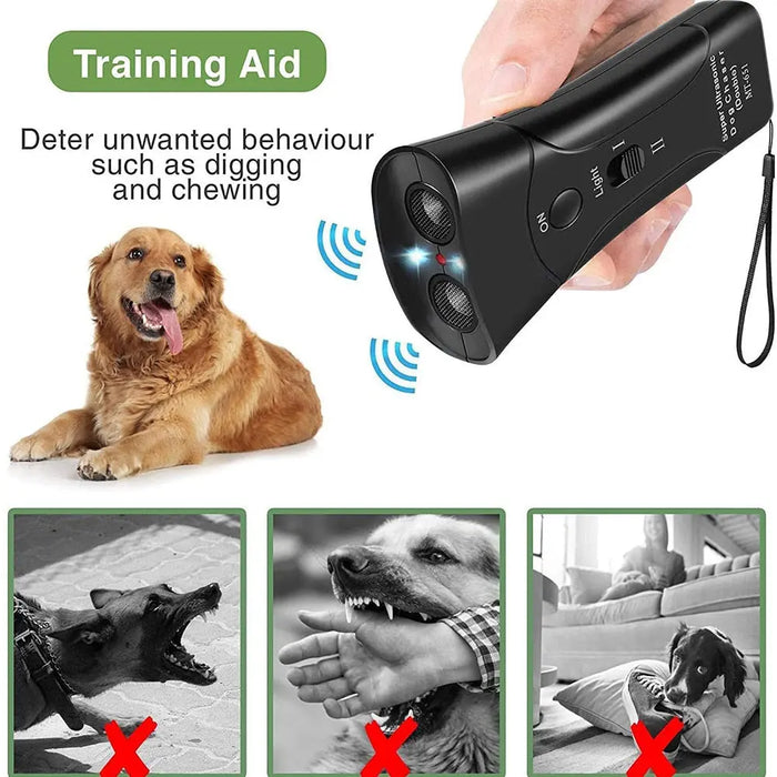 LED  Ultrasonic Electronic Anti Barking Training Device